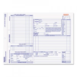 Rediform RED4P489 Four-Part Auto Repair Form, 11 x 8 1/2, Four-Part Carbonless, 50 Forms