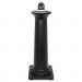 Rubbermaid Commercial RCP9W300BLA GroundsKeeper Tuscan Receptacle, 13 x 13 x 38 3/8, Black