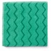 Rubbermaid Commercial Q620 Reusable Cleaning Cloths, Microfiber, 16 x 16, Green, 12/Carton