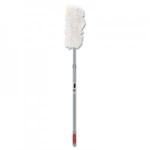 Rubbermaid Commercial T11000GY HiDuster Overhead Duster, Extendable Handle to 51", Gray, 1 Each