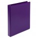 Samsill SAMU86308 Fashion View Binder, Round Ring, 11 x 8-1/2, 1" Capacity, Purple, 2/Pack