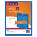 Smead 89542 Poly String & Button Envelope, 9 3/4 x 11 5/8 x 1 1/4, Blue, 5/Pack