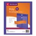 Smead 89544 Poly String & Button Envelope, 9 3/4 x 11 5/8 x 1 1/4, Purple, 5/Pack