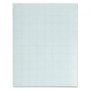 TOPS TOP35081 Cross Section Pads, 8 Squares, 8 1/2 x 11, White, 50 Sheets