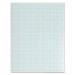 TOPS TOP35081 Cross Section Pads, 8 Squares, 8 1/2 x 11, White, 50 Sheets