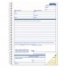 TOPS TOP41850 Spiralbound Proposal Form Book, 8 1/2 x 11, Two-Part Carbonless, 50 Sets/Book