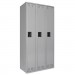 Tennsco TNNSTS121872CMG Single Tier Locker, Three Units, 36w x 18d x 72h, Medium Gray