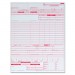 TOPS 59870R UB04 Hospital Insurance Claim Form, 8 1/2 x 11, Laser Printer, 2500 Forms