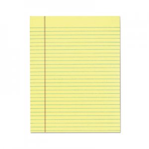 TOPS TOP7522 The Legal Pad Glue Top Pads, Legal/Wide, 8 1/2 x 11, Canary, 50 Sheets, Dozen