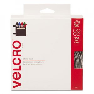 Velcro 90140 Sticky-Back Hook and Loop Dot Fasteners, Dispenser, 3/4 Inch, Beige, 200/Roll