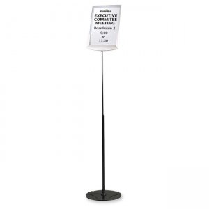 Durable 558957 Infobase Floor Sign Stand