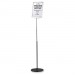 Durable 558957 Infobase Floor Sign Stand