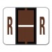 Smead 67088 Bar Style Color Coded Alphabetic Label