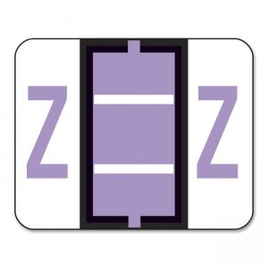 Smead 67096 Bar Style Color Coded Alphabetic Label
