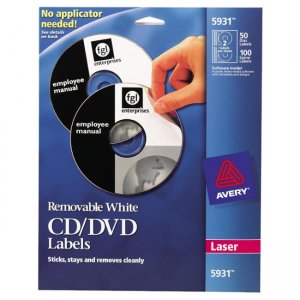 Avery Dennison 5931 CD/DVD Label