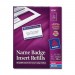 Avery Dennison 5390 Plain Insert Badge Refill