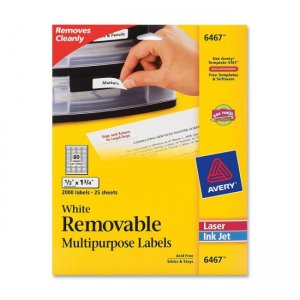 Avery Dennison 6467 Removable Label