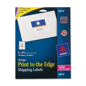 Avery Dennison 6874 Color Printing Label
