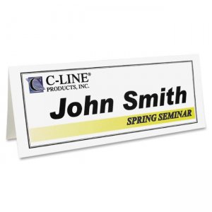 C-Line Products, Inc 87517 Inkjet/Laser Name Tent