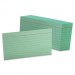 Oxford 7321GRE Colored Ruled Index Card