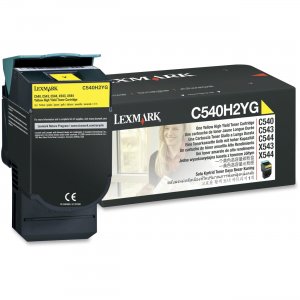 Lexmark C540H2YG High Capacity Yellow Toner Cartridge