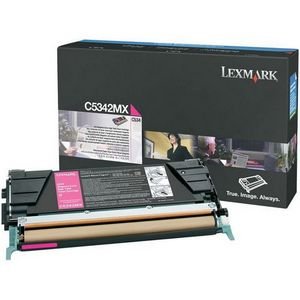 Lexmark C5342MX High Capacity Magenta Toner Cartridge
