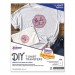 Avery AVE3275 Fabric Transfers, 8.5 x 11, White, 12/Pack