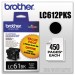 Brother LC612PKS LC612PKS Innobella Ink, Black, 2/PK