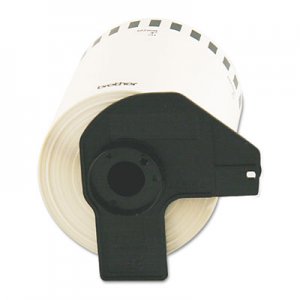 Brother BRTDK2243 Continuous Length Shipping Label Tape for QL-1050, 4in x 100ft Roll, White