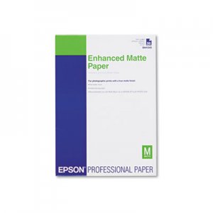 Epson S041343 Ultra Premium Matte Presentation Paper, 11-3/4 x 16-1/2, White, 50/Pack