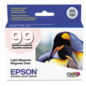 Epson T099620 T099620 (99) Claria Ink, Light Magenta