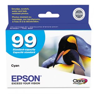 Epson T099220 T099220 (99) Claria Ink, Cyan
