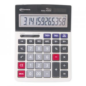 Innovera IVR15975 15975 Large Digit Commercial Calculator, 12-Digit LCD