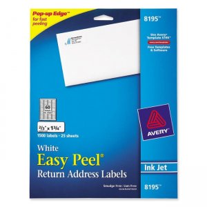 Avery 8195 Easy Peel Return Address Label