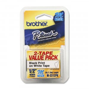 Brother M2312PK Adhesive Non-laminated Labelmaker Label