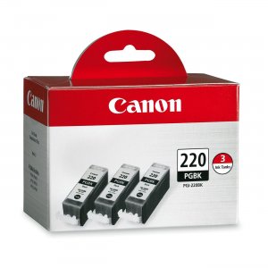 Canon PGI220BK3PK PGI220BK Combo-Pack Ink Cartridges