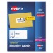 Avery 5163 Shipping Labels with TrueBlock Technology, Laser, 2 x 4, White, 1000/Box
