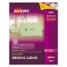 Avery 5661 Clear Easy Peel Mailing Labels, Laser, 1 x 4, 1000/Box