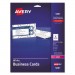 Avery 5881 Print-to-the-Edge Microperf Business Cards, Color Laser, 2 x 3 1/2, Wht, 160/Pk