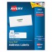 Avery 8462 Easy Peel Inkjet Address Labels, 1 1/3 x 4, White, 1400/Box