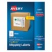 Avery 8465 Shipping Labels w/Ultrahold Ad & TrueBlock, Inkjet, 8 1/2 x 11, White, 100/Box
