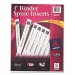 Avery 89103 Binder Spine Inserts, 1" Spine Width, 8 Inserts/Sheet, 5 Sheets/Pack