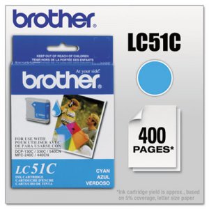 Brother LC51C LC51C Innobella Ink, Cyan