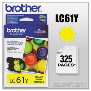 Brother LC61Y LC61Y Innobella Ink, Yellow