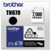 Brother TN670 TN670 High-Yield Toner, Black