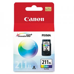 Canon CNM2975B001 2975B001 (CL-211XL) High-Yield Ink, Tri-Color