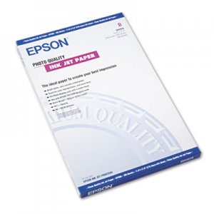 Epson S041070 Matte Presentation Paper, 27 lbs., Matte, 11 x 17, 100 Sheets/Pack