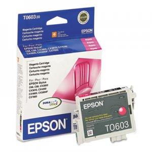 Epson T060320 T060320 (60) DURABrite Ink, Magenta