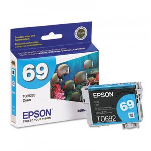 Epson T069220 T069220 (69) DURABrite Ink, Cyan