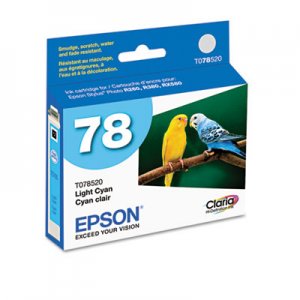 Epson T078520 T078520 (78) Claria Ink, Light Cyan